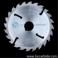 Carbide saw blades for cutting wood