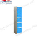 Cheap five-door metal lockers for school locker rooms