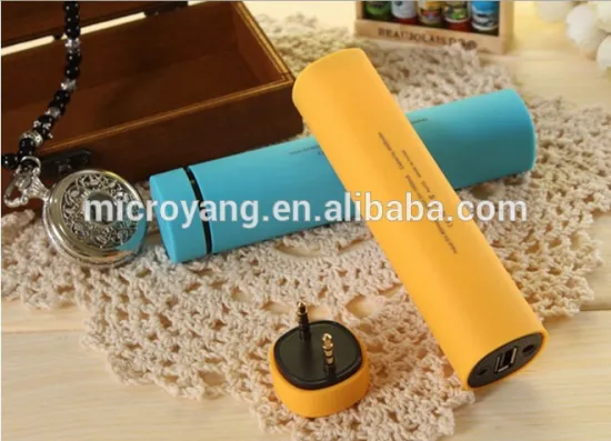 Wholesale round shape power bank with phone holder and bluetooth speaker