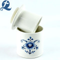 Kitchen Flower Printed Ceramic Food Storage Jars