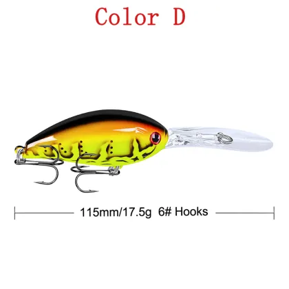 Hot Sale 115mm 17.5g Hard Bait for Bass and Barracuda