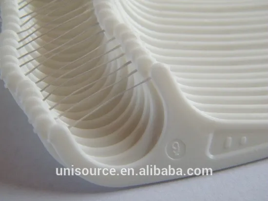 Bulk pack dental floss pick