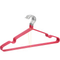 Dipped plastic anti slip hanger metal