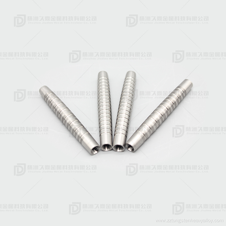 Tungsten alloy darts for indoor sport