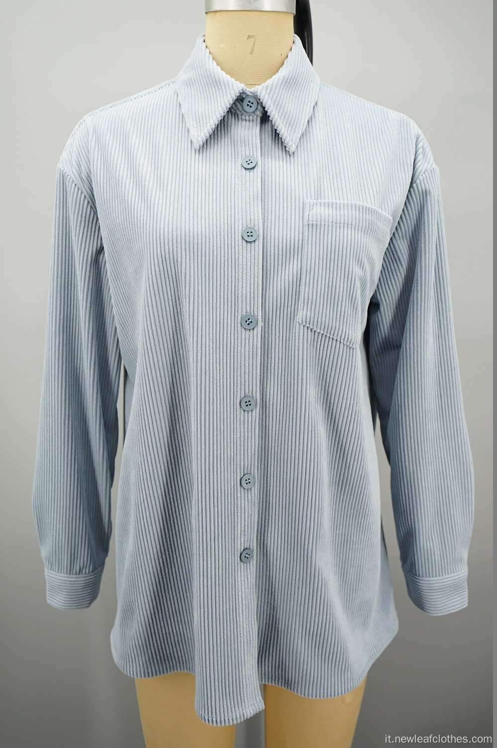 Serie di colori classiche Shirt a velluto a velluto a velluto
