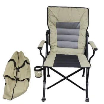 Traditional Foldable Rocking Camping Chair - High Quality Fabric Outdoor Furniture