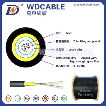 CE standard approval 12 core optical fiber cable