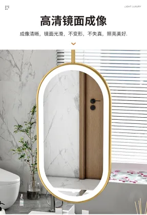 Smallpox Smart Bathroom Mirror Round Mirror