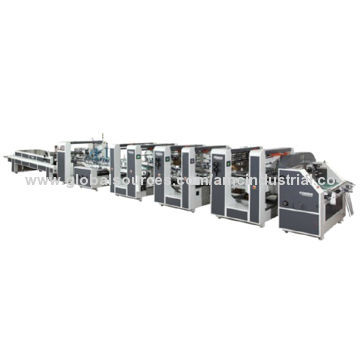 High-speed Automatic Folder Gluer, Made of Aluminum