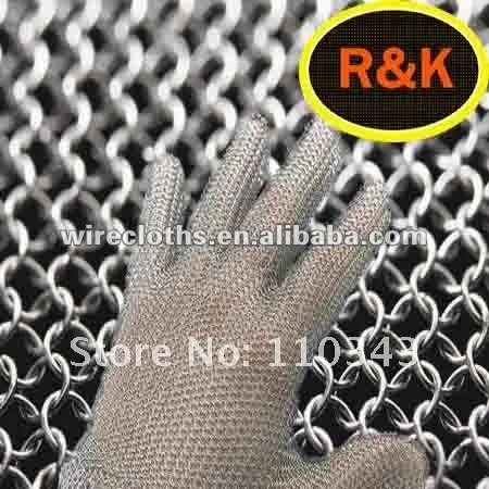 stainless hand glove for butcher glass oyster worker