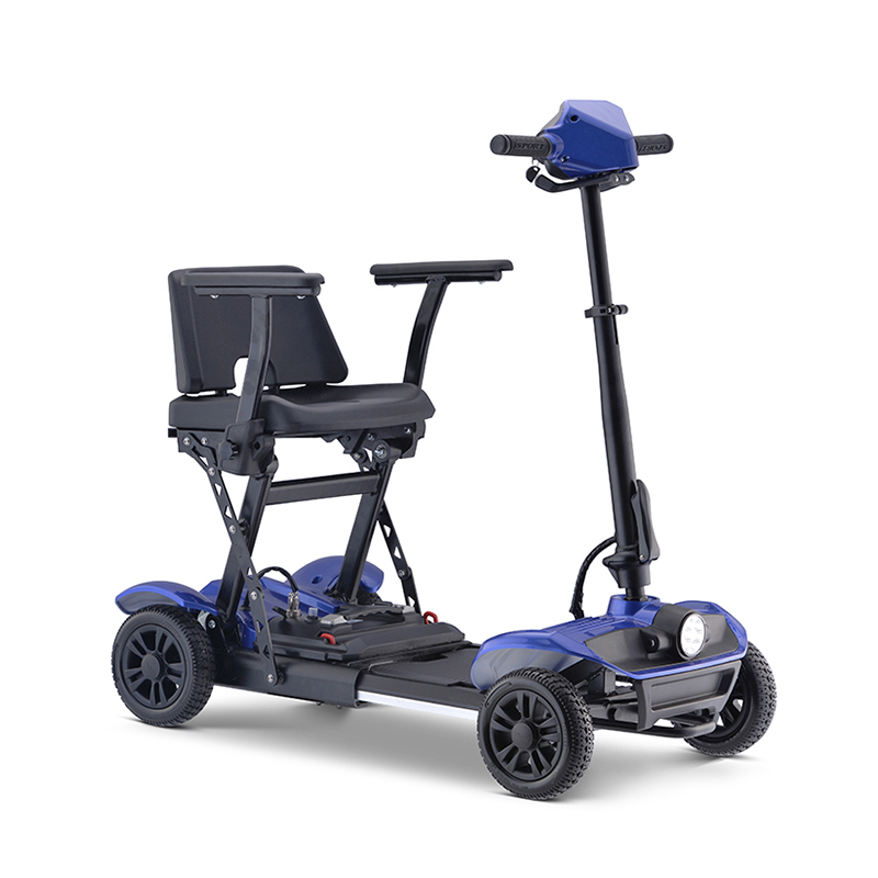 Baichen Travel 4 Wheels Elderly Electric Scooter Disabled Handicapped Folding Mobility Scooter For Seniors