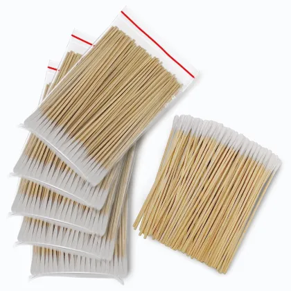 Organic Cotton Swabs and Buds for Removing Purcotton Disposable Eyelash Extension Glue