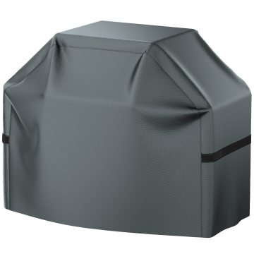 Custom BBQ Waterproof Grill Cover UV Resistant Barbecue Cover with Hook Loop Adjustable Hem Drawstring