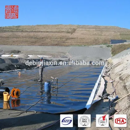 Shan dong 1.00mm black or white HDPE geomembrane