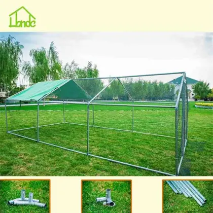 Walk in a frame chicken coop cage