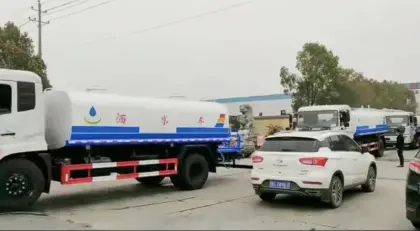 CLW 15cbm Stainless Steel Water Tank Truck