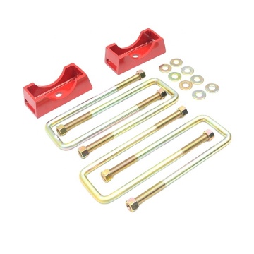 Red Steel 2 Inch Spacer Kit for Hilux/Triton/Dmax/Navara/Ranger Rear Suspension Lowering