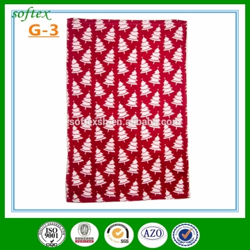 microfiber christmas beach towel transfer printed