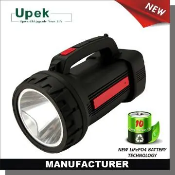 Portable vehicle mounted hand held long distance searchlight