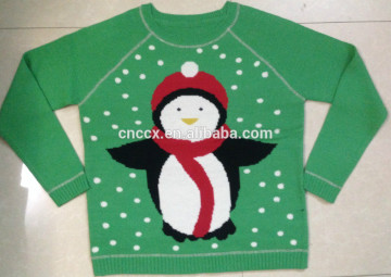 chirstmas sweater with print image