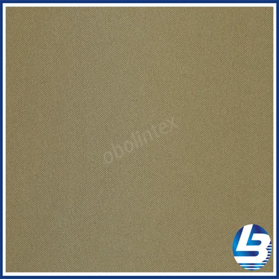 OBL20-095 Polyester Knitted Fabric With PU White Coating