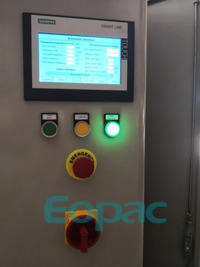 Fabric Roll Stretch Wrapper with Auto Ejector