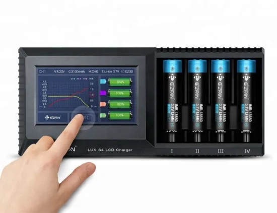 2020 Efan LUX S4 LCD Touch Screen Charger for 18650, 21700, 20700, and AA Batteries