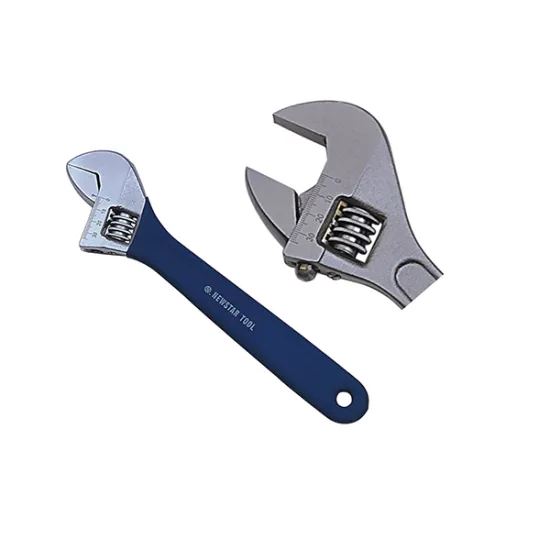 Professional Grade Carbon Steel Chrome Adjustable Wrench - 10 inch Spanner for Heavy Duty Auto Repairing