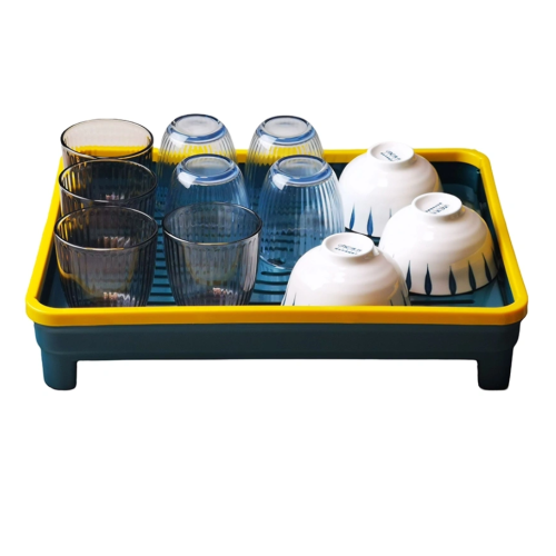 Plastic Water Storage and Drainage Tea Tray