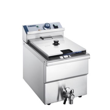 Commercial Kitchen 12L Single Tank Electric Donut Deep Fryer Machine with Oil Drain Valve