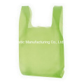 Wholesale Clear Handle T Shirt Garbage Food Vegetable Packing Grocery Plastic Shopping Bag