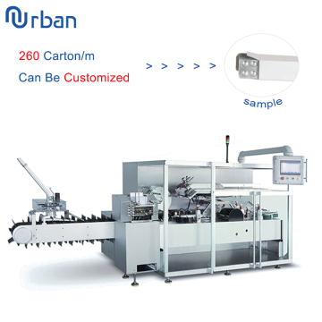 260 Cartons/min Auto Box Tube Packing Horizontal Cartoning Packaging Machine
