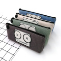 Custom eyes series cute cartoon canvas pencil case