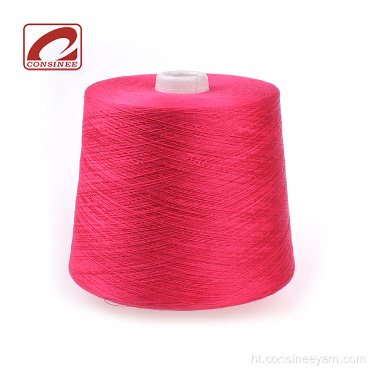 semi worsted cashmere swa fil pou trikote machin