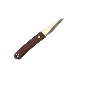 Custom Logo Collapsible Handle Pruning Grafting Knife and Garden Tools Set in Stainless Steel