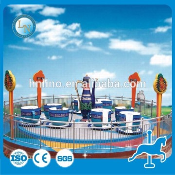 Popular kids ride coffee cup!!! Fairground amusement park ride rotating coffee cup ride for sale