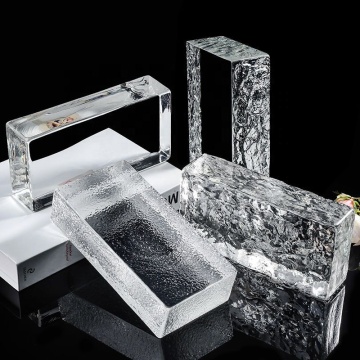 Manufacturer Price for Decorative Color Art Window Wall Hollow Glass Bricks and Tempered Solid Glass Blocks