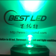 Super brilhante verde 5mm led epistar chip