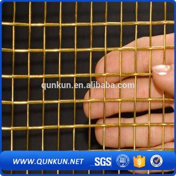 laiton treillis metallique/High quality brass crimped wire mesh