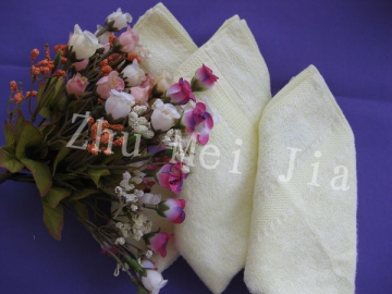 Bamboo fiber square towel