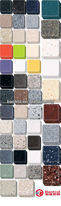 classic style acrylic solid surface clear acrylic slabs/acrylic countertop slabs