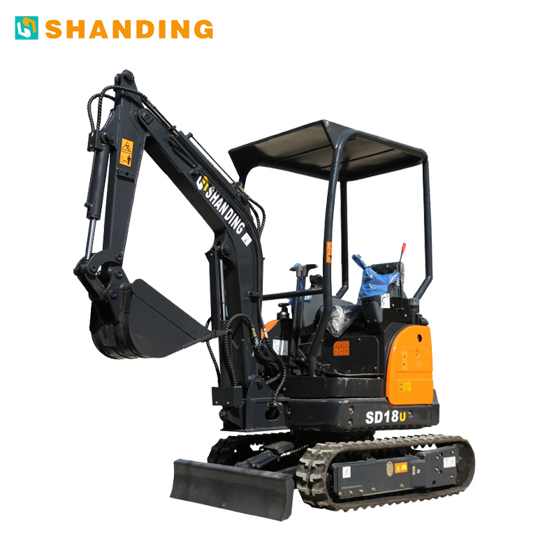 New Small Digger 1 Ton Excavator with Cab