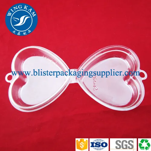 Heart Shape Clamshell Blister Packaging