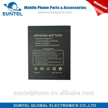 Manufacture in china Mobile phone Battery for DOOGEE B-DG550