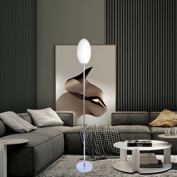 Nordic Modern Glass Bulb Floor Lamp for Factory Wholesale Study Office Lighting