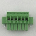 3.81mm pitch straight pluggable terminal block with screws