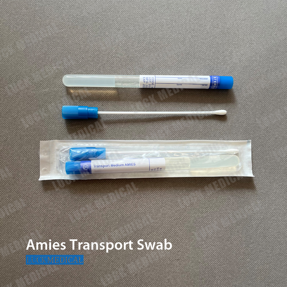 PS Пластиковый бактериальный транспорт Swab CE