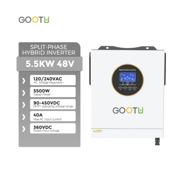 Onduleur solaire hybride 5000 W 48 V CC à 220 V/230 V AC avec