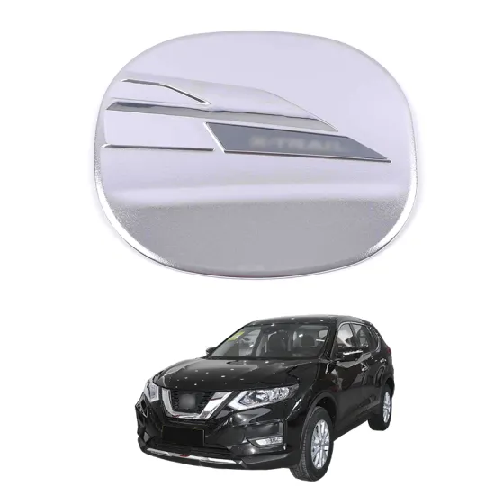 OEM Carbon Fiber Chrome Exterior Accessories for Nissan X-Trail Fuel Tank Cap Decoration