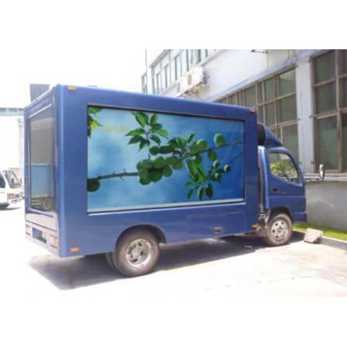 High Brightness Mobile LED Screen Trailer Advertise Display